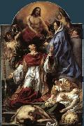 Jacob Jordaens St Charles Cares for the Plague Victims  of Milan oil on canvas